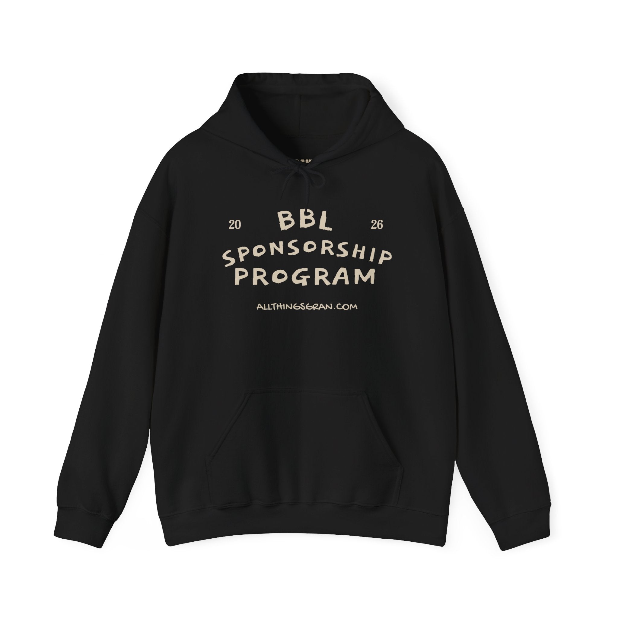 GRAN! "BBL SPONSORSHIP PROGRAM" HOODIE BLACK