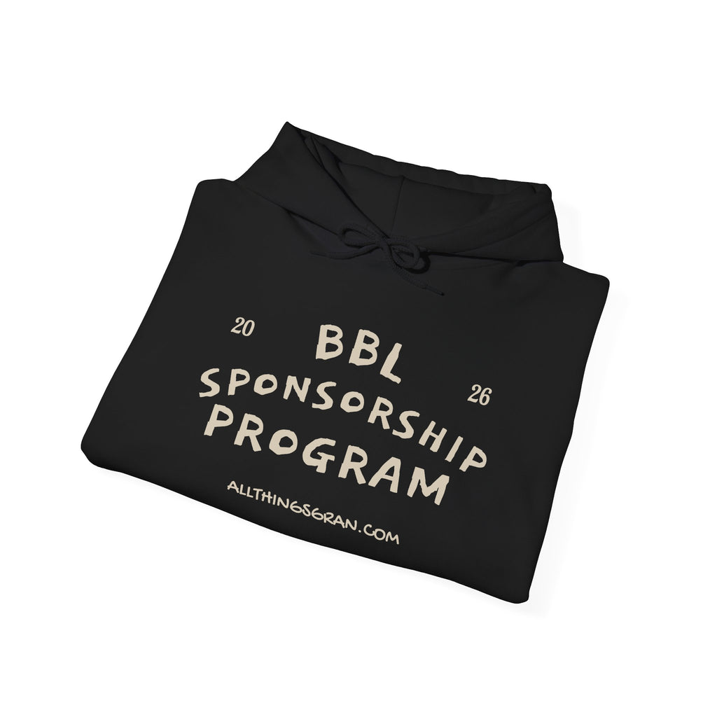 GRAN! "BBL SPONSORSHIP PROGRAM" HOODIE BLACK